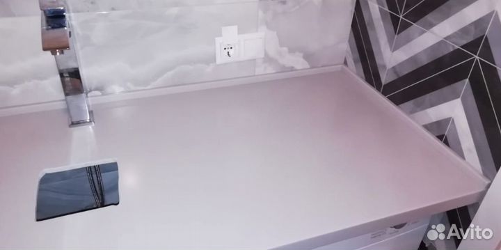 Столешница в ванную из акрила от производителя