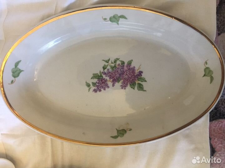 Сервиз столовый Сирень Дулево СССР