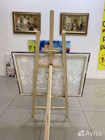 Картина на холсте «Собаки играющие в покер»