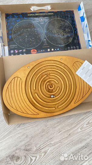 Балансборд с лабиринтом новый