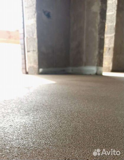 Механизированная полусухая стяжка