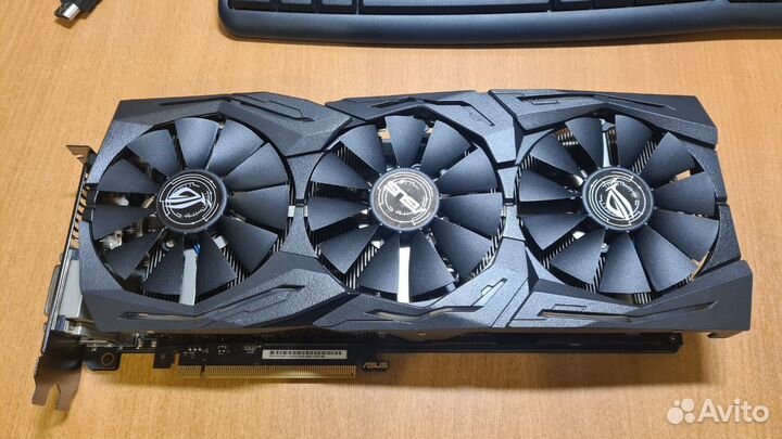 Видеокарта asus Strix GTX 1080 ti 11 gb