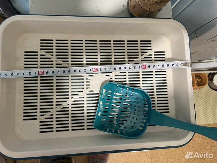 Миска для котов и лоток с совком