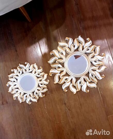 Декоративное зеркало солнце