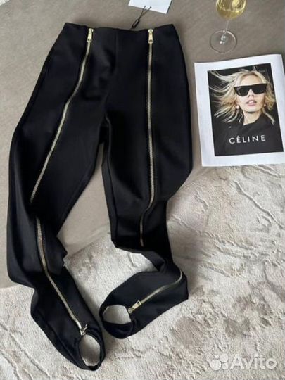 Легинсы со штрипками celine