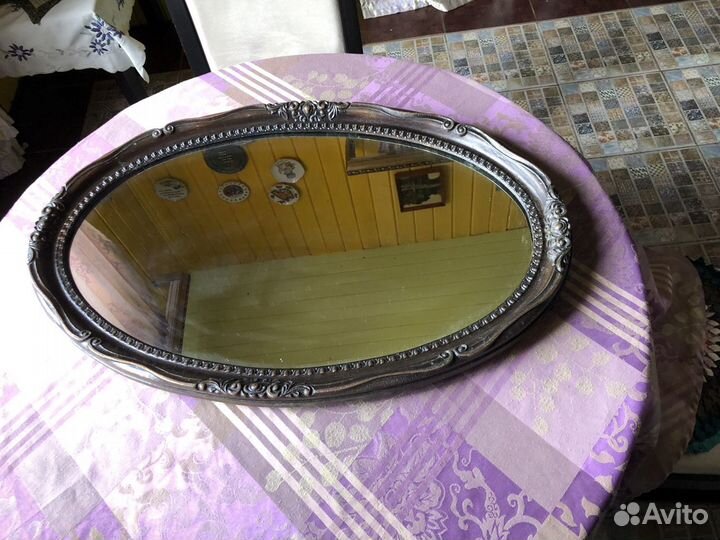 Зеркало старинное в раме советское