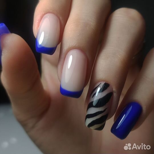 Комбинированный Маникюр с снятием+укрепление