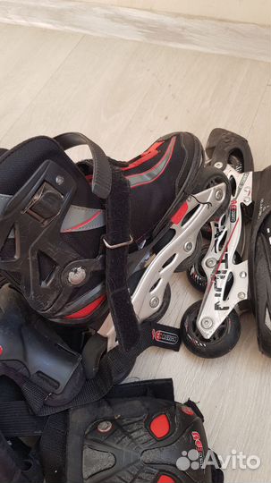 Детские ролики reaction раздвижные 31-36