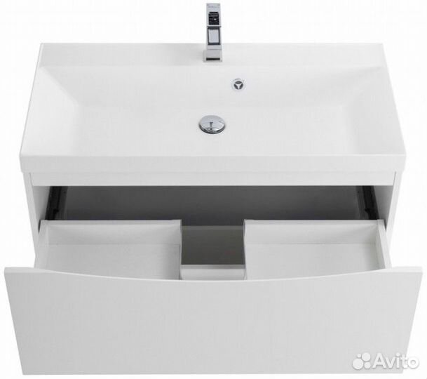 Мебель для ванной BelBagno Marino 80-PIA-BB800/450-LV-MR-AST Bianco Lucido