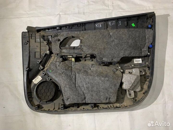 Обшивка двери передняя левая Kia Rio 3