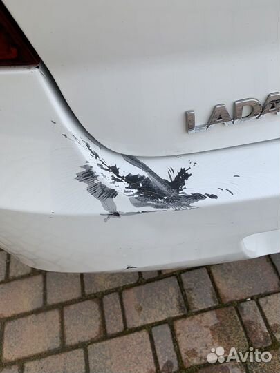 Бампер задний на LADA гранту