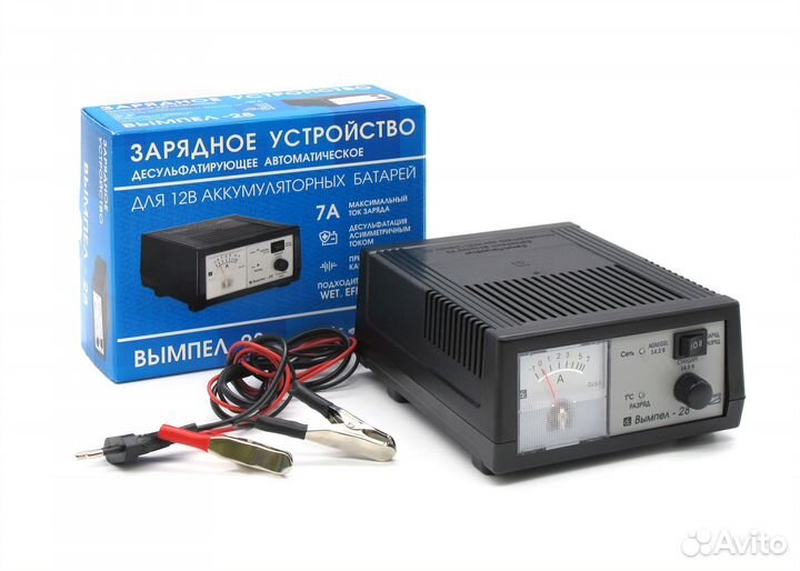 Зарядное Вымпел 28 десульфатация аккумулятора