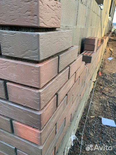 Лицевой кирпич волгабрик Руст-30