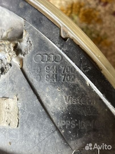 Фара противотуманная правая левая audi a6 c6