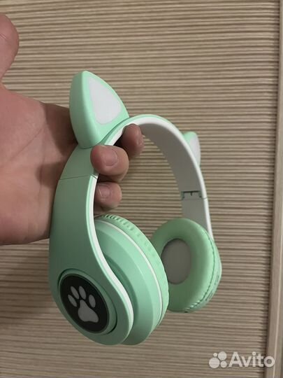 Беспроводные котик наушники
