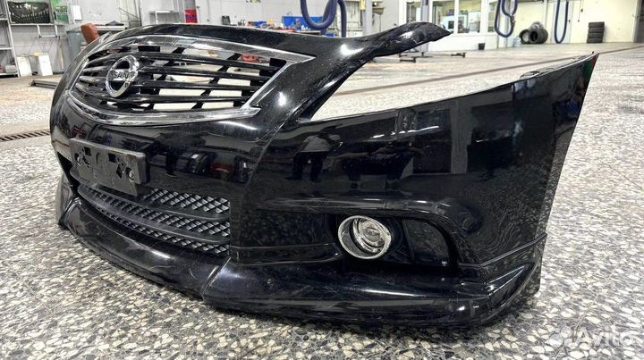 Бампер Спорт + дхо + губа для G25, G35, G37