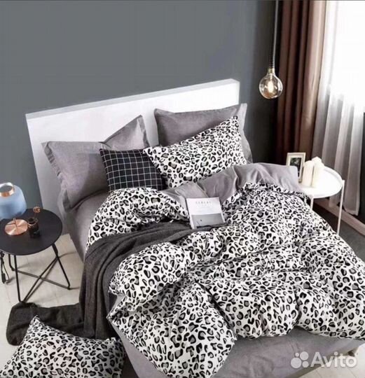 Белье постельное из плотного сатина на резинке