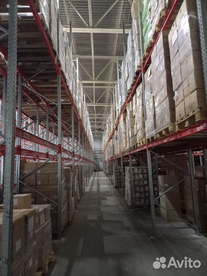 Стеллажи фронтальные палетные для поддонов