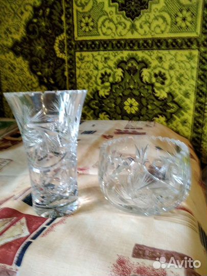 Салатник хрустальный