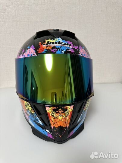 Шлем мотоциклетный с ушками