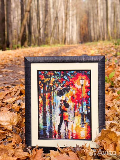 Вышивка крестом, картина