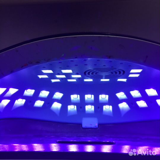 Лампа для маникюра 3 в 1 на две руки