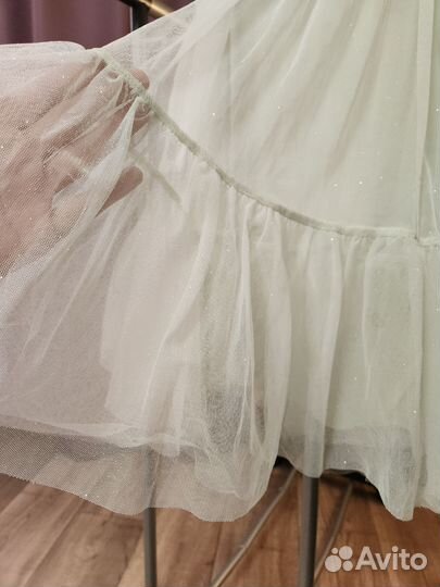 Платье для девочки 92 98 зеленое