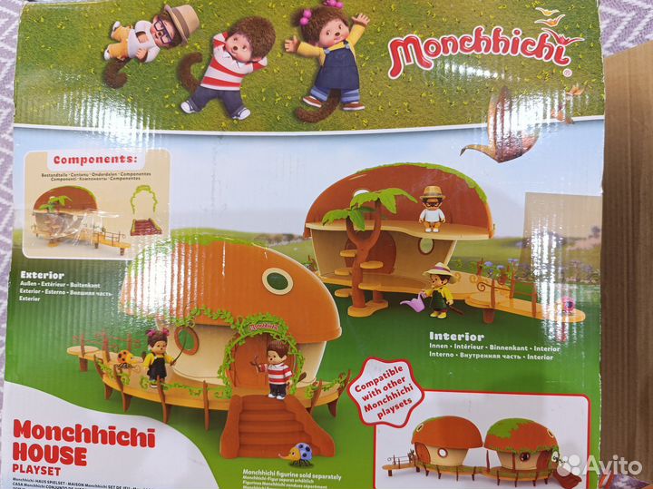 Домик monchichi house с героями