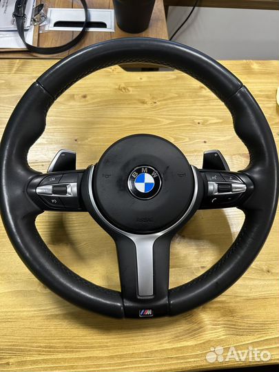Руль Bmw X5 F15 X6 F16 оригинал подогрев+вибро