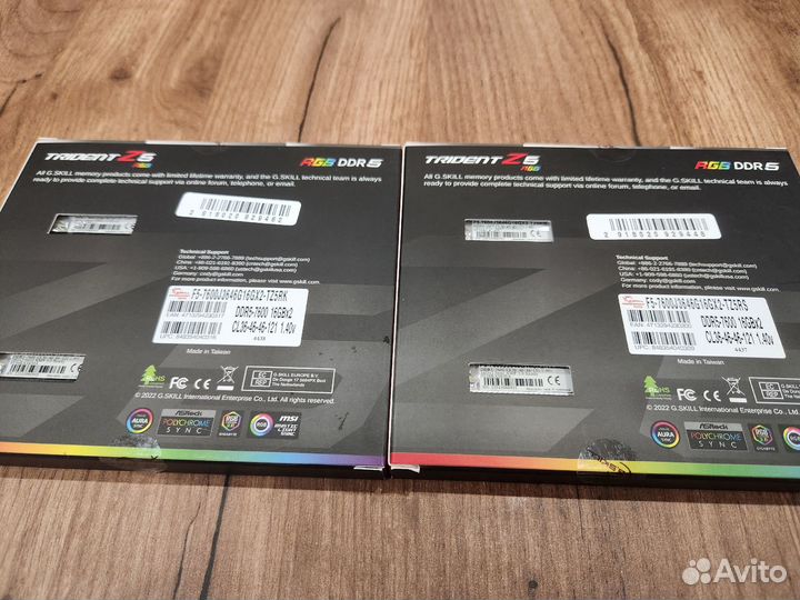 G.skill DDR5 trident Z5 RGB 32GB (2x16GB) 7600MHz