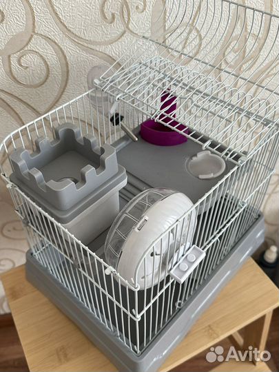 Клетка для хомяка+ шар прогулочный в подарок