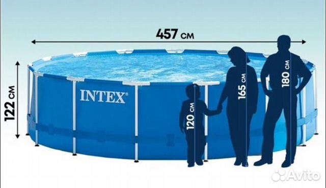 Чаша для каркасного бассейна intex 457/122 купить в Барнауле | Товары ...