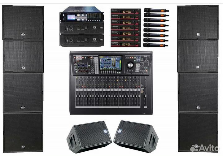 Музыкальное оборудование, Звук, Свет, Сцена, Экран