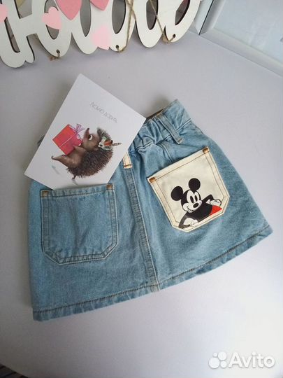 Юбка джинсовая детская