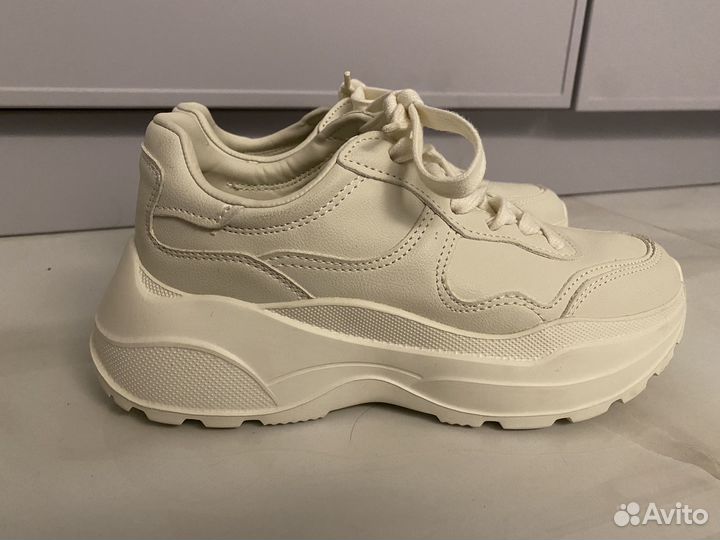 Кроссовки из экокожи Pull&bear