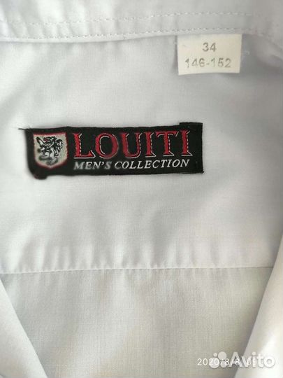 Рубашка школьная рост 146-152