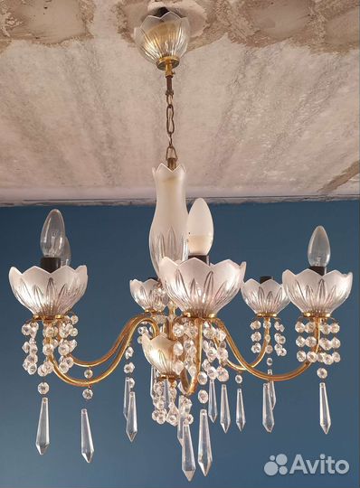 Люстра хрустальная СССР