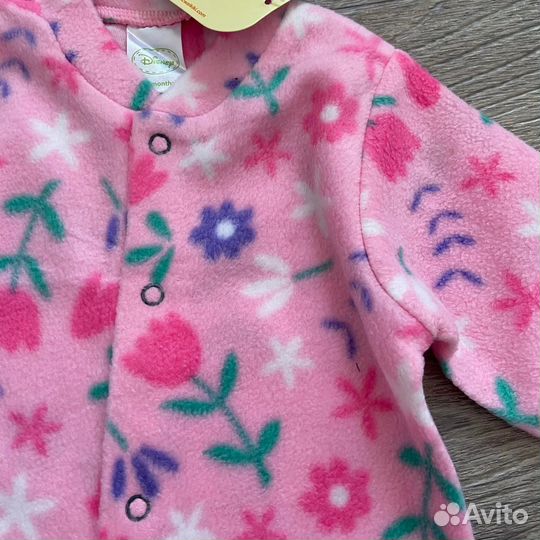 Новый флисовый слип, 74-80см, 80-86см