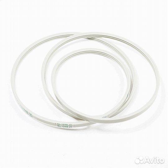 Ремень 1248 J3EL, бел.,1185mm