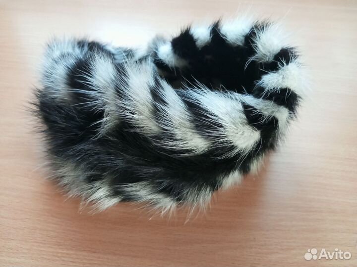 Меховая повязка на голову