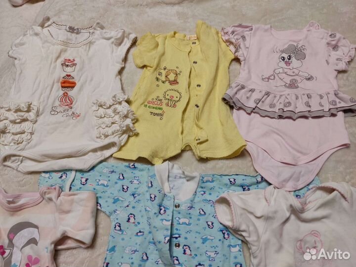 Одежда для новорождённых от 0 мес до года