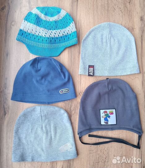 Шапки детские для мальчиков 2-3