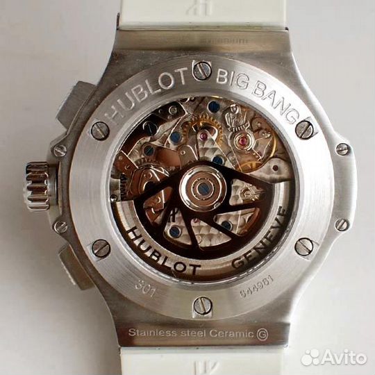 Часы мужские Hublot Big Bang Steel White