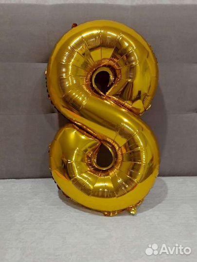 Цифра фольгированная