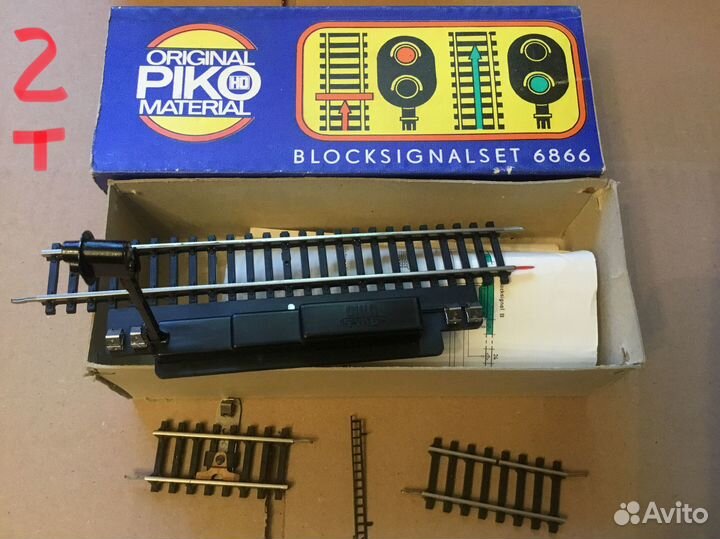 16,5мм(ho) 1шт светофор-блоксигнал пр-во piko ГДР