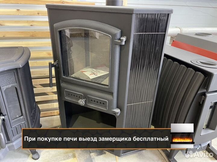 Печь для бани / Камин этна угловой /Доставка по РФ