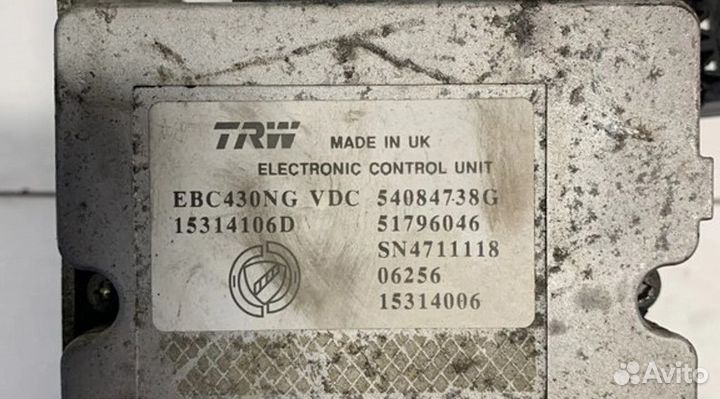 Блок управления абс, 15314106D Alfa Romeo 159