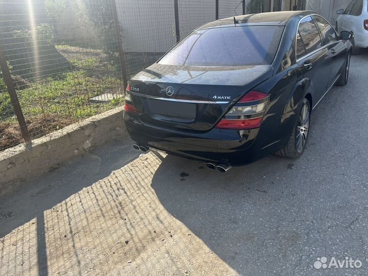 Mercedes-Benz S-класс 5.5 AT, 2006, битый, 200 000 км