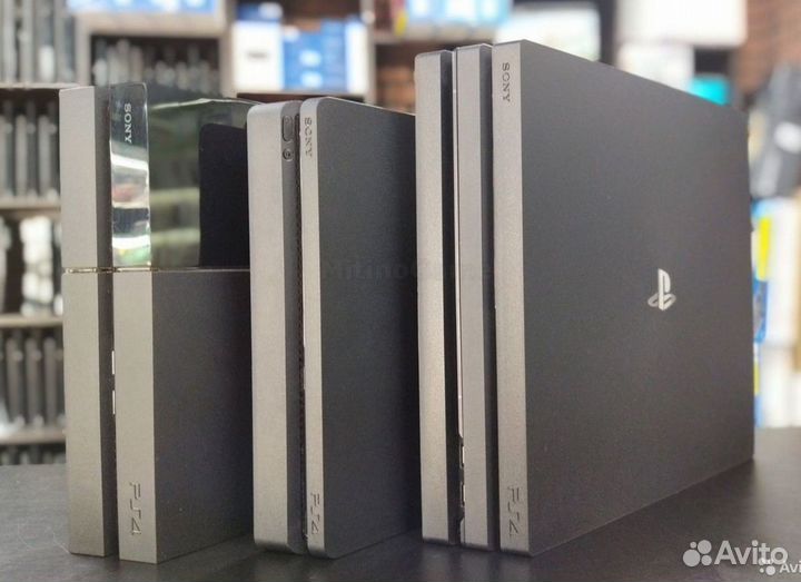 PS4 PlayStation 4 Slim/PRO/Fat 500гб/1тб с играми