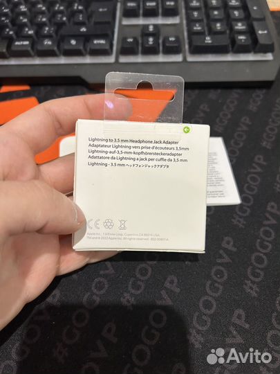 Переходник для наушников iPhone